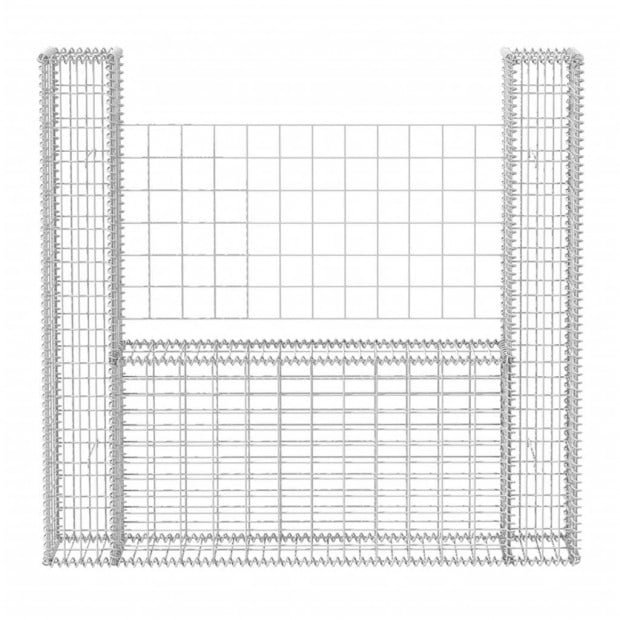 Gabion Basket U-shape Galvanised Steel 160x20x150 Cm Image 4