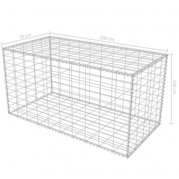 Gabion Residential and Commercial Basket Steel 200x30x100 Cm Image 6