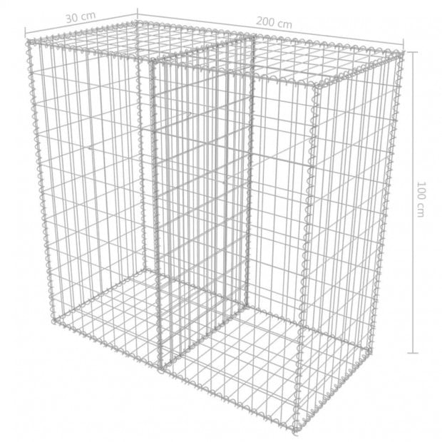 Gabion Basket Steel 100x50x50 Cm Image 7