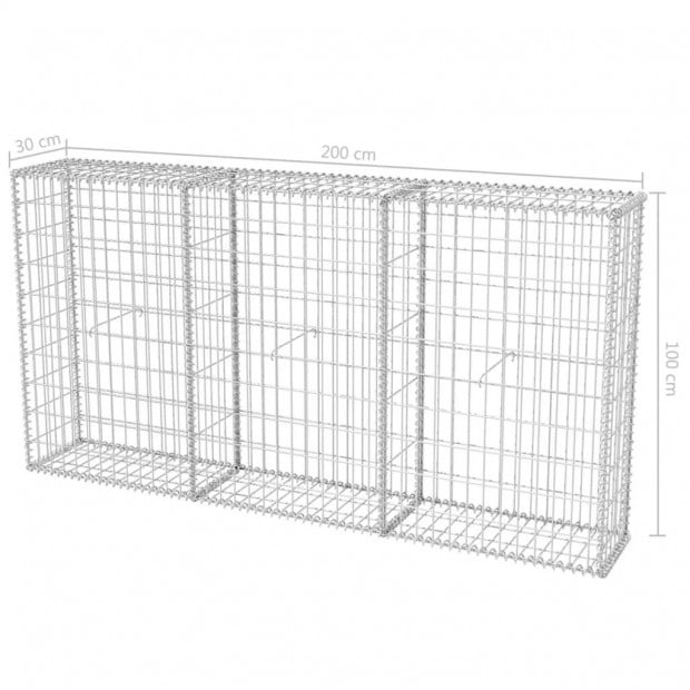 Gabion Residential and Commercial Basket Steel 100x50x100 Cm Image 7
