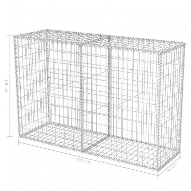 Gabion Residential and Commercial Basket Steel 150x50x100 Cm Image 6