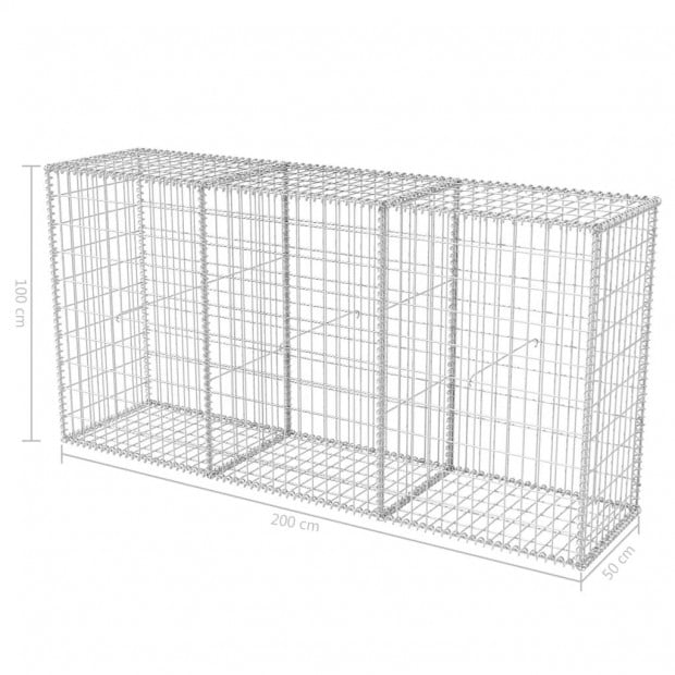 Gabion Residential and Commercial Basket Steel 200x50x100 Cm Image 6