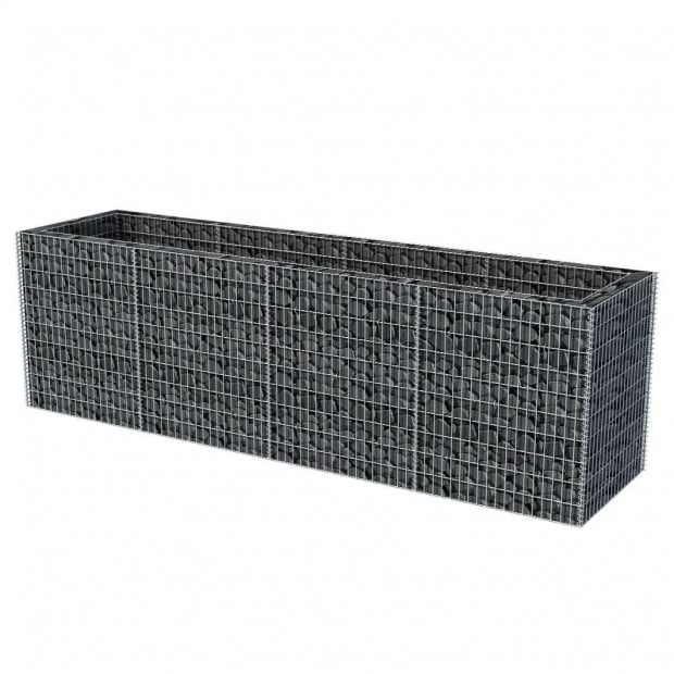 Gabion Planter Steel 360x90x100 Cm Image 3