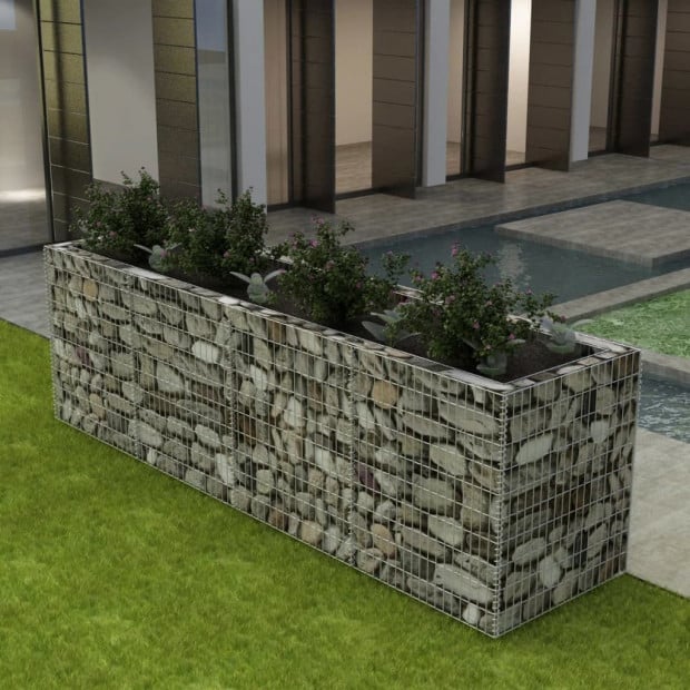 Gabion Planter Steel 360x90x100 Cm Image 2