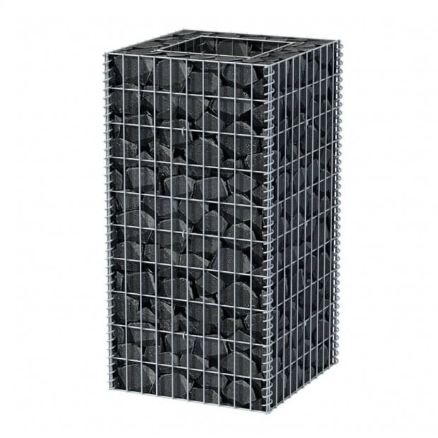 Gabion Planter Steel 50x50x100 Cm Image 3