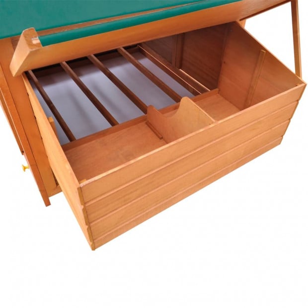 Chicken Coop Wood 157x97x110 Cm Image 6
