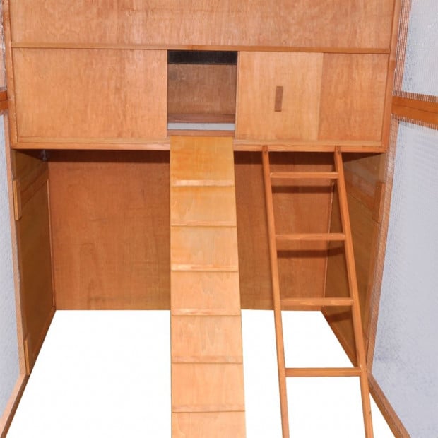 Chicken Coop Wood 295x163x170 Cm Image 7