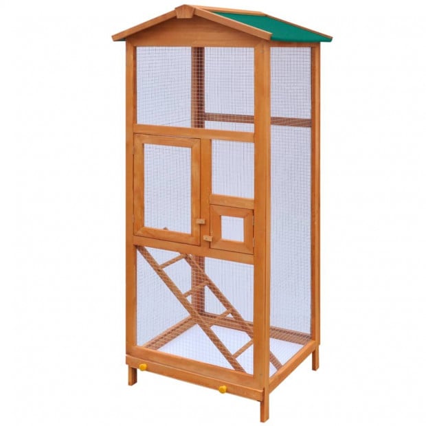 Bird Cage Wood 65x63x165 Cm Image 3