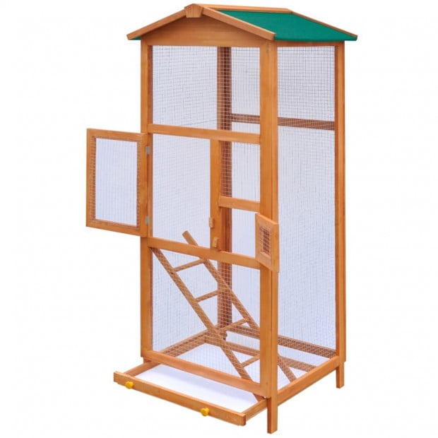 Bird Cage Wood 65x63x165 Cm Image 4