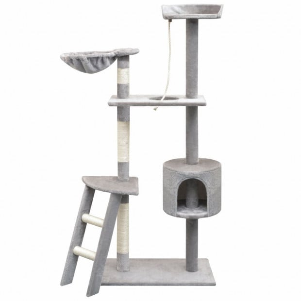 Cat Tree Sisal Scratching Posts 150 Cm Grey