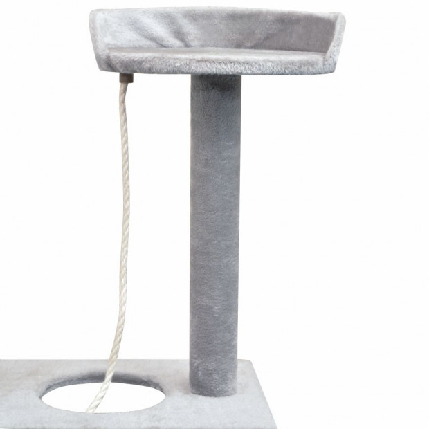 Cat Tree Sisal Scratching Posts 150 Cm Grey Image 4