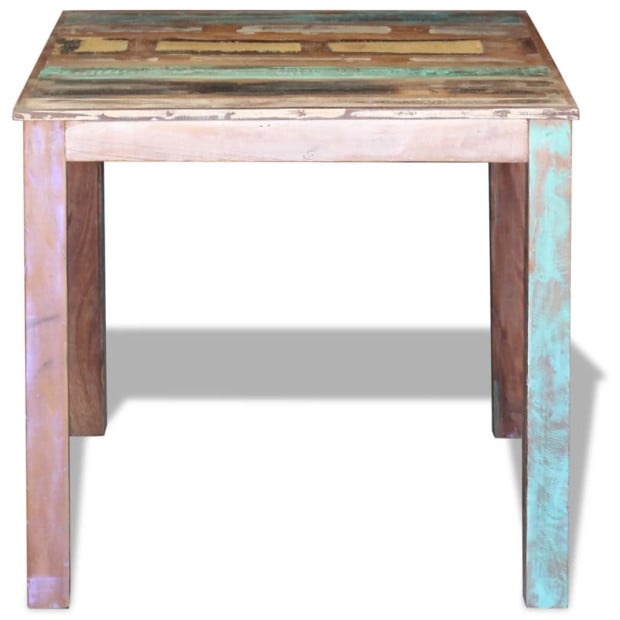 Dining Table Solid Reclaimed Wood 80x82x76 Cm Image 6