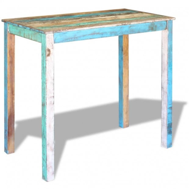 Bar Table Solid Reclaimed Wood 115x60x107 Cm Image 2