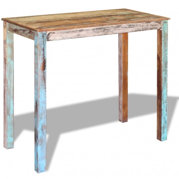 Bar Table Solid Reclaimed Wood 115x60x107 Cm Image 4