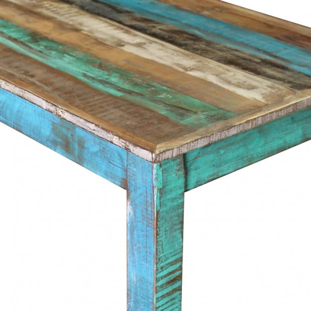Bar Table Solid Reclaimed Wood 115x60x107 Cm Image 7