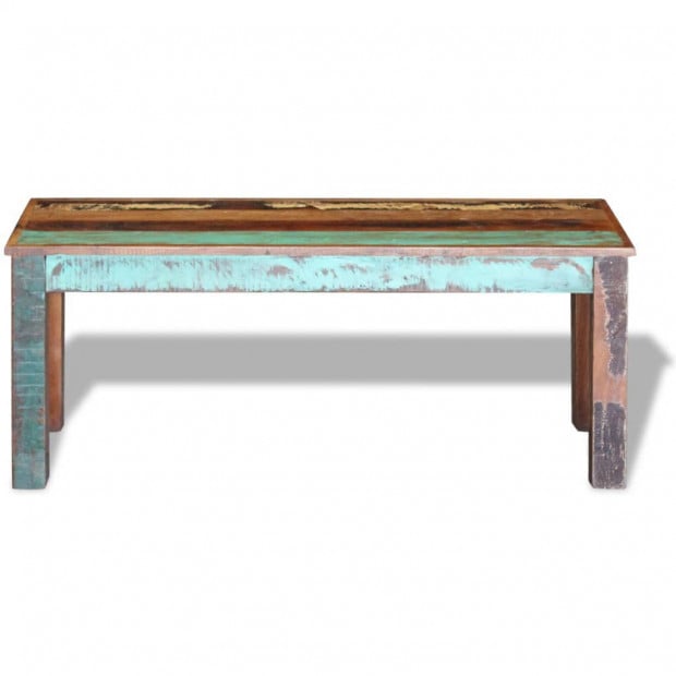 Bench Solid Reclaimed Wood 110x35x45 Cm Image 6