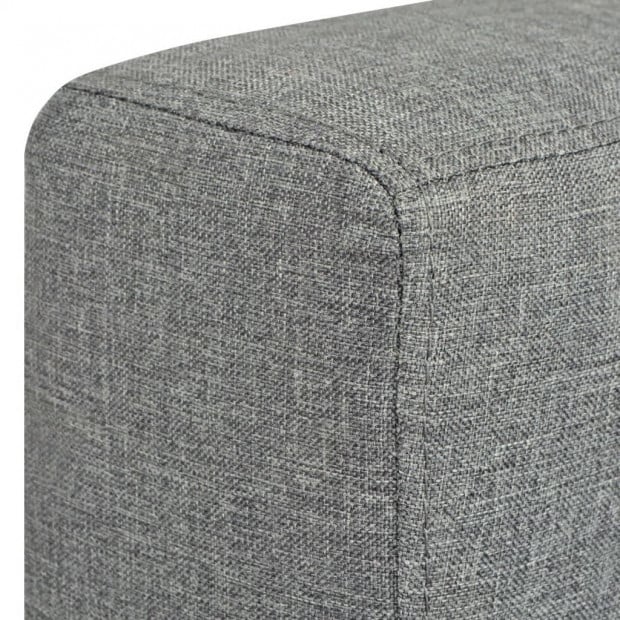 3-seater Sofa Fabric Light Grey Image 6