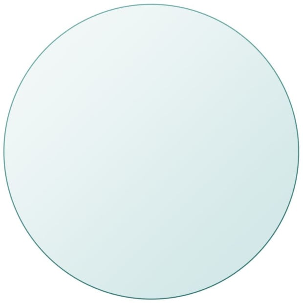 Table Top Tempered Glass Round 400 Mm
