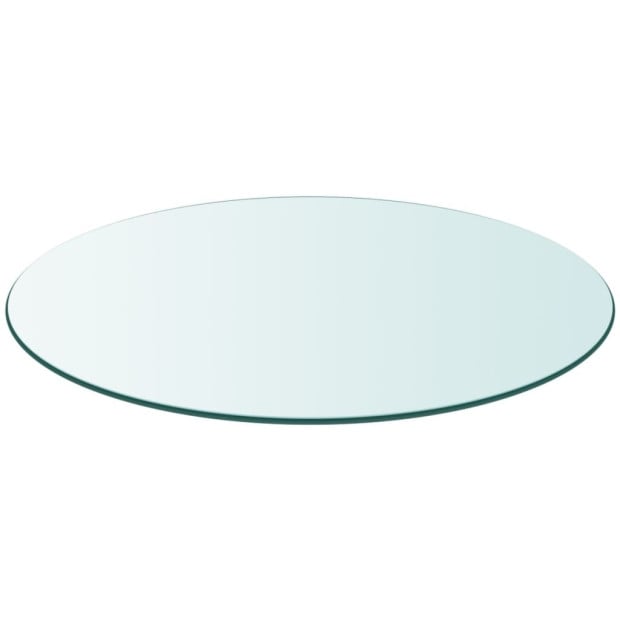 Table Top Tempered Glass Round 400 Mm Image 2