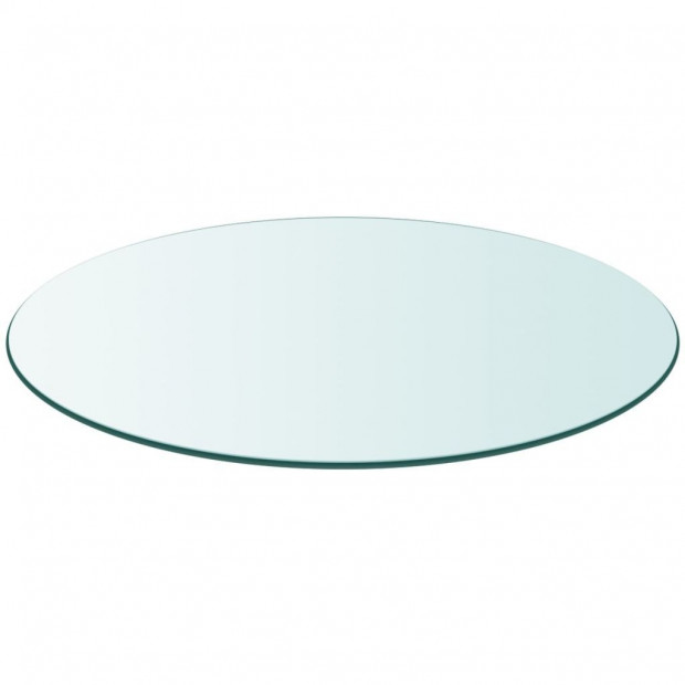 Table Top Tempered Glass Round 800 Mm