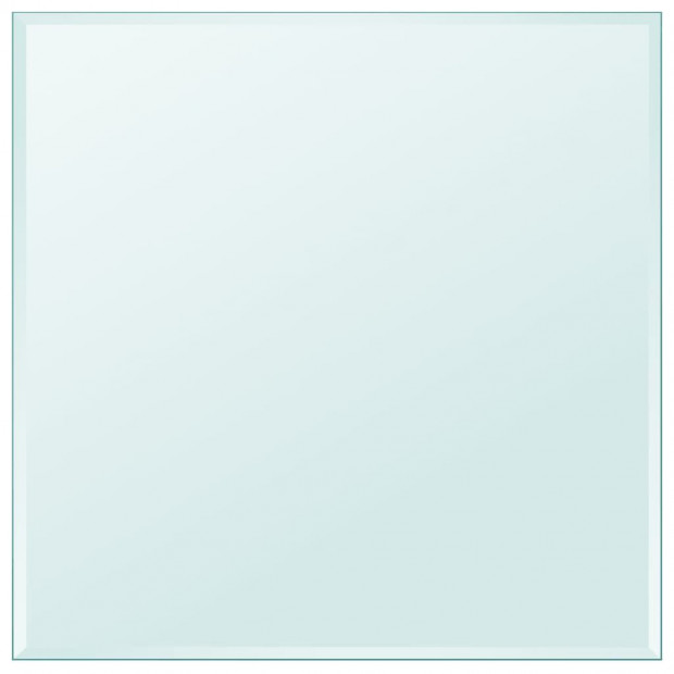 Table Top Tempered Glass Square 700x700 Mm