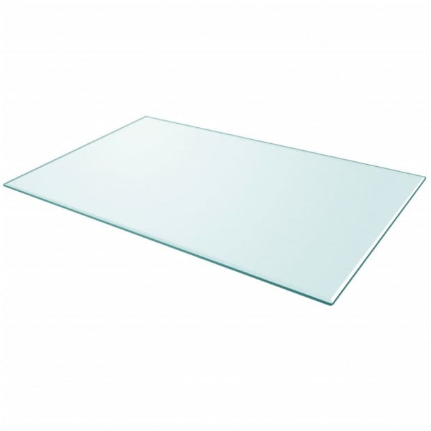 Table Top Tempered Glass Rectangular 1000x620 Mm Image 2