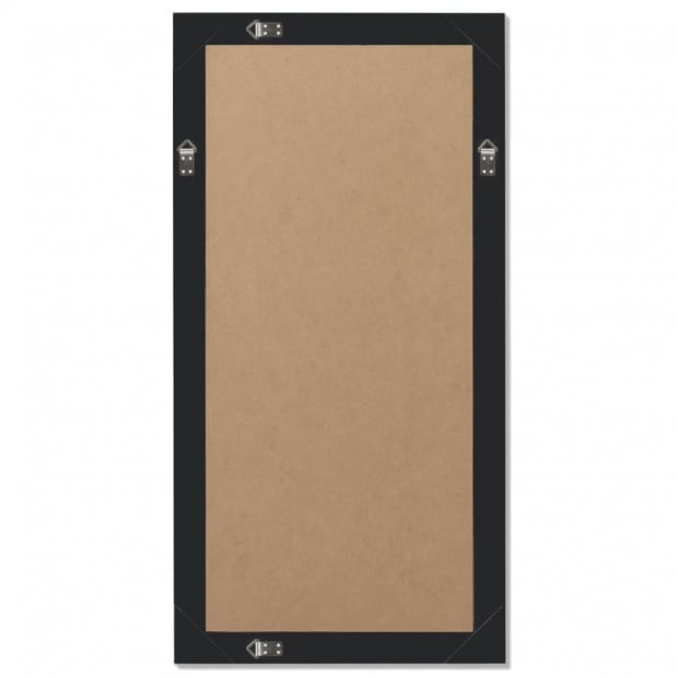Wall Mirror Baroque Style 120x60 Cm Black Image 8