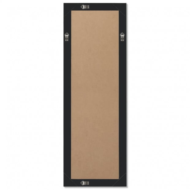 Wall Mirror Baroque Style 140x50cm Black Image 8