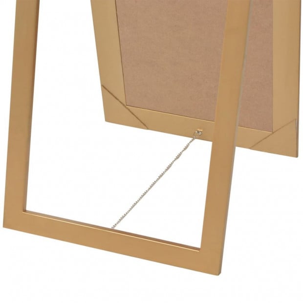 Free-standing Mirror Baroque Style 160x40 Cm Gold Image 6
