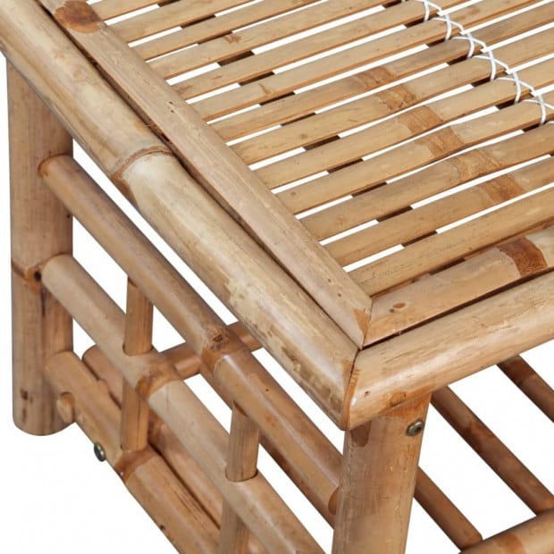 Coffee Table Bamboo 90x50x45 Cm Image 3