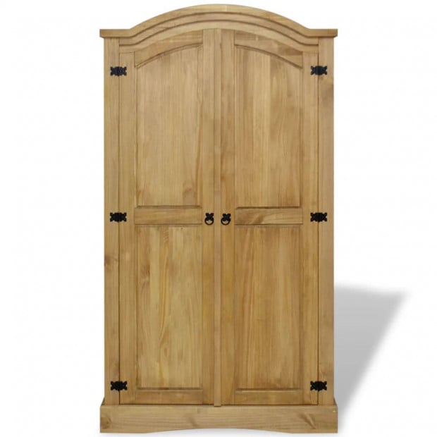 Wardrobe Mexican Pine Corona Range 2 Doors Image 2