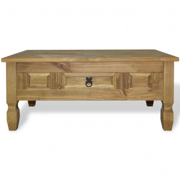 Coffee Table Mexican Pine Corona Range 100x60x45 Cm Image 2