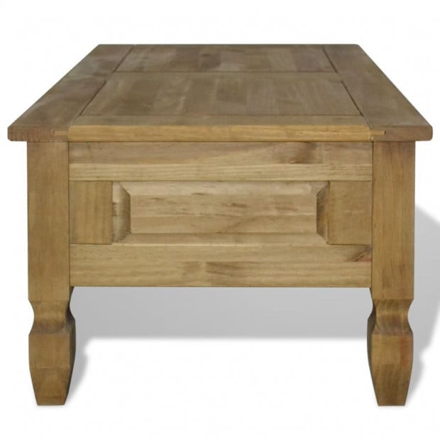 Coffee Table Mexican Pine Corona Range 100x60x45 Cm Image 4