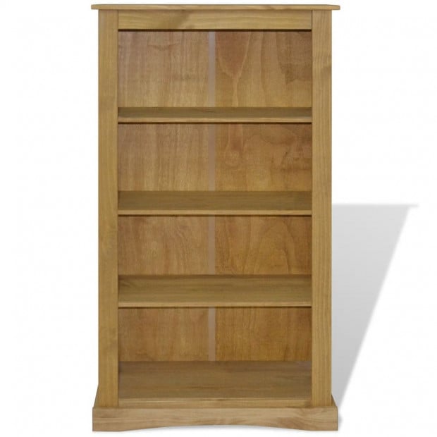 4-tier Bookcase Mexican Pine Corona Range 81x29x150 Cm Image 2