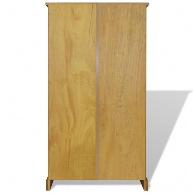 4-tier Bookcase Mexican Pine Corona Range 81x29x150 Cm Image 3