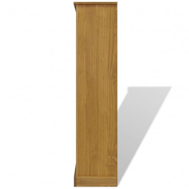 4-tier Bookcase Mexican Pine Corona Range 81x29x150 Cm Image 4