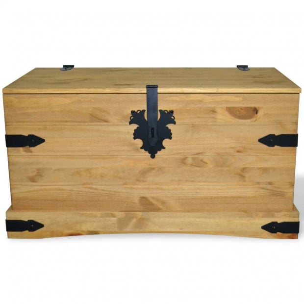 Storage Chest Mexican Pine Corona Range 91x49.5x47 Cm Image 3