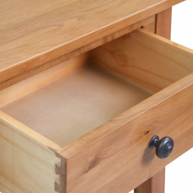 Console Table 50x32x75 Cm Solid Oak Wood Image 5