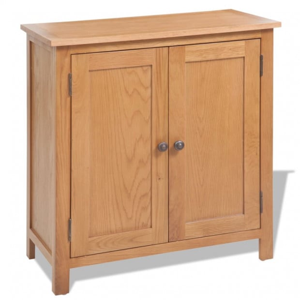 Sideboard 70x35x75 Cm Solid Oak Wood