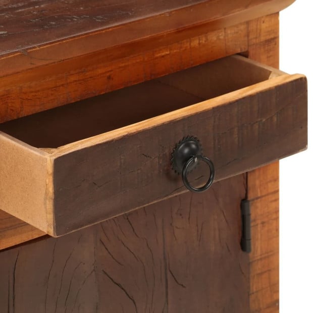 Nightstand Solid Acacia Reclaimed Wood Image 10