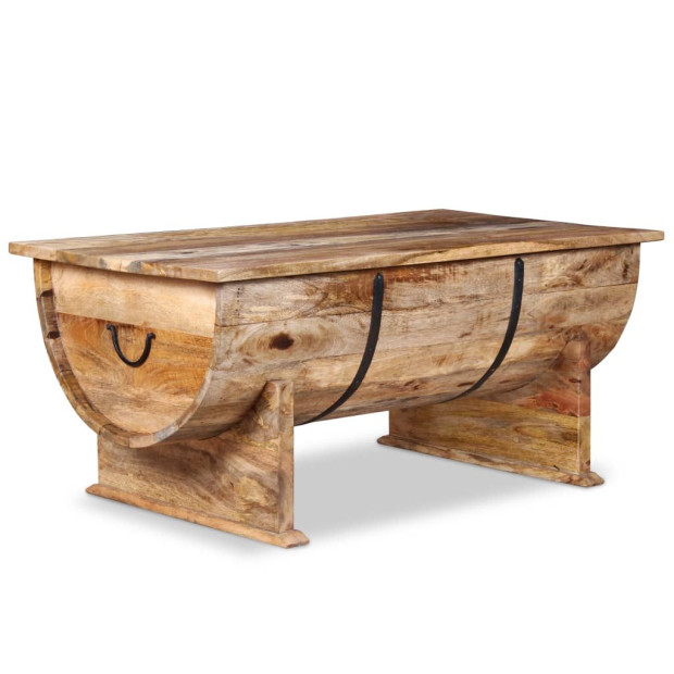 Coffee Table Solid Mango Wood 88x50x40 Cm Image 5