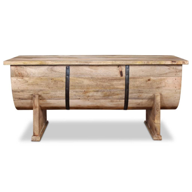 Coffee Table Solid Mango Wood 88x50x40 Cm Image 7