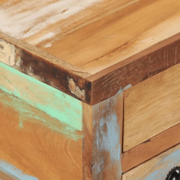 Coffee Table Reclaimed Wood 70x70x38 Cm Image 3