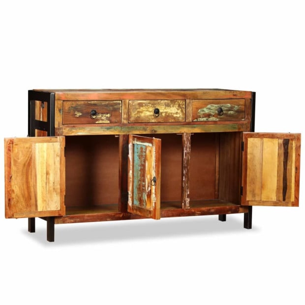 Sideboard Solid Reclaimed Wood 120x35x76 Cm Image 11