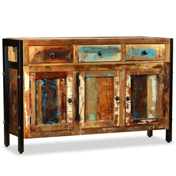 Sideboard Solid Reclaimed Wood 120x35x76 Cm Image 6