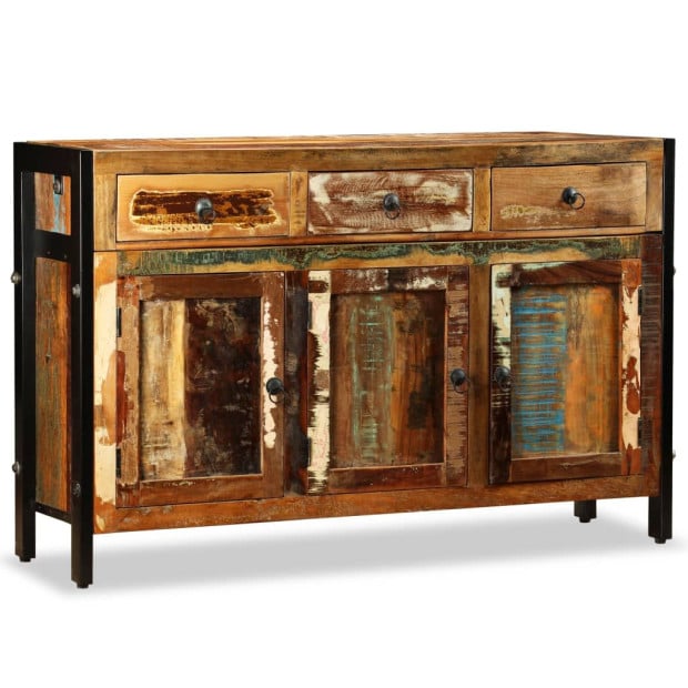 Sideboard Solid Reclaimed Wood 120x35x76 Cm Image 8
