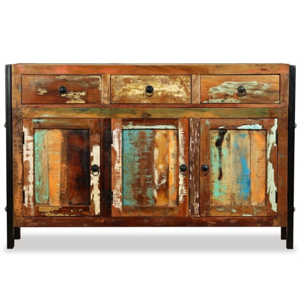 Sideboard Solid Reclaimed Wood 120x35x76 Cm Image 10