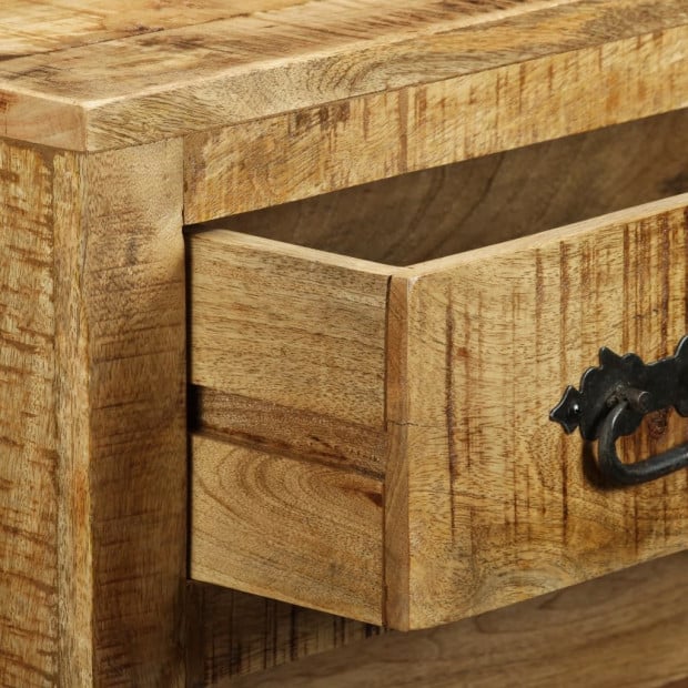 Sideboard With 3 Drawers Rough Mango Wood Image 3