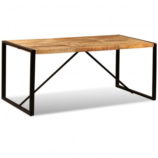 Dining Table Solid Rough Mango Wood 180 Cm Image 3