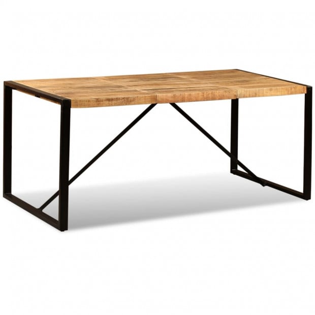Dining Table Solid Rough Mango Wood 180 Cm Image 4
